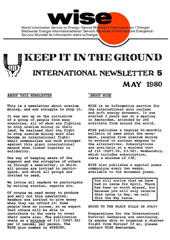 Keep It In The Ground nr. 5, May 1980
