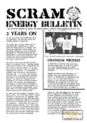 Nr 1, autumn 1977: Uranium prospects, Torness, nuclear dustbin