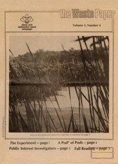 Vol.3 Nr.4- Fall 1981: solidification liquid waste West valley; Chalk River Shipments; Maxey Flats