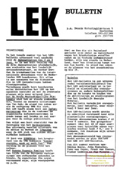 jul 1979: Evaluatie demonstraties; BMD; Een nieuw aktiemodel: Direkte akties; Uitslagen referendum over kernenergie; Zaak van Karl en ESO