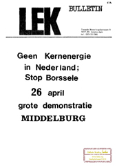 begin mrt 1980: Eerste mobilisatiekrant voor 'Geen kernenergie in Nederland; Stop Borssele'; Verzet tegen kontrakten; Verslag aktie-vergadering 8 maart