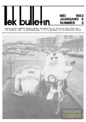 mei 1983: Ontwikkelingen in elektriciteitsprijs; Maatregelen voor Maaswater; België; Almelo; Kritiek op CE-scenario; Aktie in Antwerpen; Problemen in afvalopslagmijn Mol