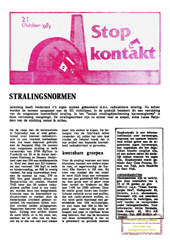nr 21, oktober 1987: Stralingsnormen; Ker(n)mis VII: de kerncentrale; golfenergie in Noorwegen