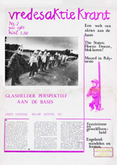 nr 2, juli 1983: feminisme en geweldloosheid; kernwapentests in Polynesie; Woensdrecht; prinsjesdag actiedag