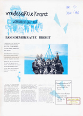 nr 5, januari 1984: Basisdemokratie bleoit; VredeaktieKamp Woensdrecht; 50plus solidair; atoomvrijstaat