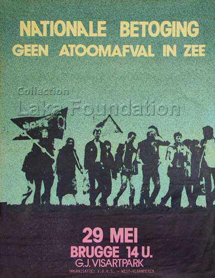 Geen atoomafval in zee; 1983; 42x61cm; VAKS, Ver. Aktiegroepen KernStop