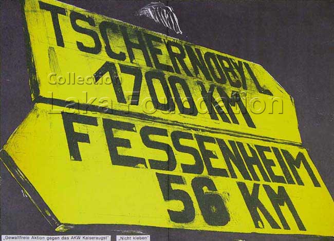 Tschernobyl 1700km, Fessenheim 56km, 1986