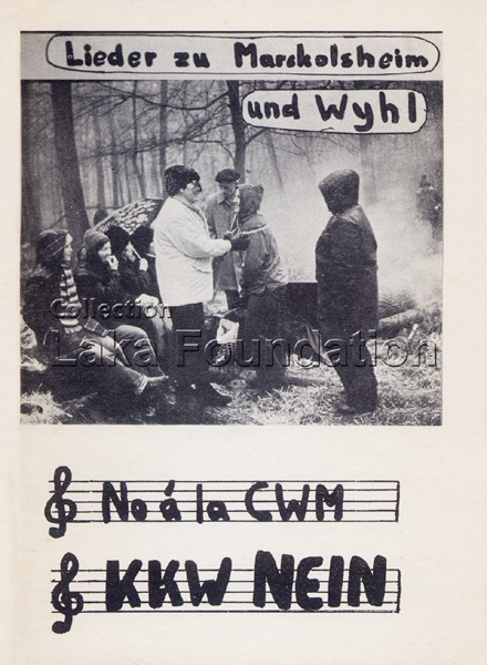 Lieder zu Marckolsheim und Wyhl, 1975