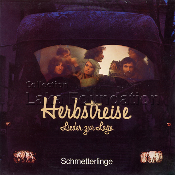 Schmetterlinge, album Herbstreise, frontcover