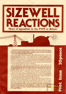 Nr 33a, Dec. 82/Jan. 183; Sizewell reactions, News of opposition to the PWR in Britain